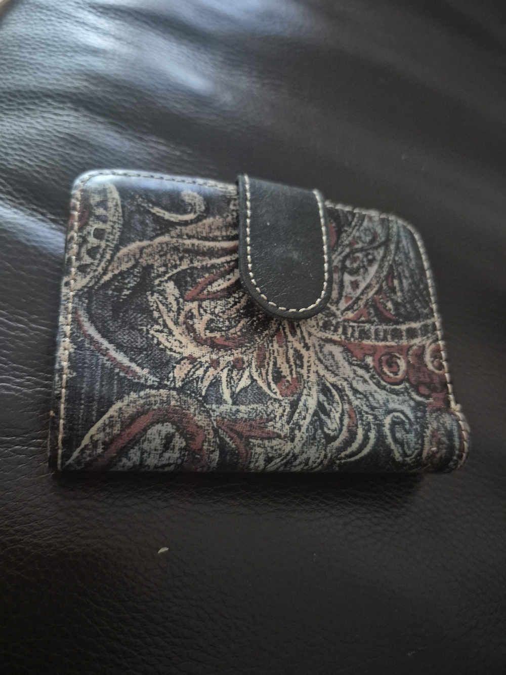Patricia Nash Patterned Floral Snap Card Holder Wallet - Multicolor